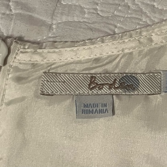 Boden Sleeveless Shift Dress - Ivory - Picture 8 of 10